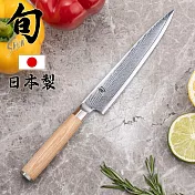 【KAI 貝印】旬Shun Classic White 日本製VG-MAX 33層大馬士革鋼 萬能廚房用刀 15cm