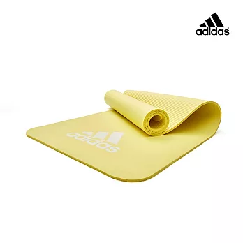 Adidas 輕量彈性瑜珈墊-7mm 檸檬黃