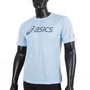 Asics [2033B666-400] T恤 短袖 吸濕快乾 透氣舒適 輕量柔軟 水藍