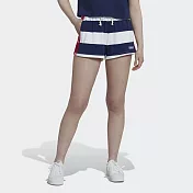 ADIDAS MW SHORTS 女短褲-白藍-HL6559 M-L 白色