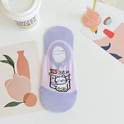 【Wonderland】小魔女日系棉質隱形襪/女襪(5色) FREE 貓咪