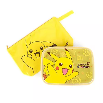 寶可夢 Pokemon 皮卡丘 不鏽鋼餐盤(大)禮盒裝 附提袋