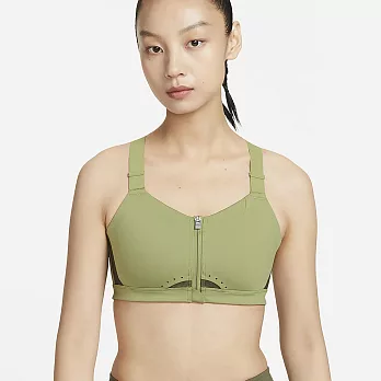 Nike Alpha 高度支撐型  女運動內衣-綠-DD0437334 3 綠色