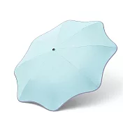 Besthot 雨傘鋒二代圓角防回彈摺疊自動傘 大傘面雨傘 防曬UV傘 防戳傘 反光傘 -淡藍色