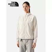 The North Face W NEW ZEPHYR WIND JACKET-AP-女風衣外套-白-NF0A7WCPN3N M 白色