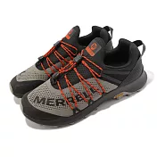 Merrell 戶外鞋 Long Sky Sewn 男鞋 黑 橙 戶外 支撐 透氣 溯溪 運動鞋 ML002581