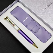 皮爾卡登   Pierre Cardin 施華洛世奇系列 薰衣草紫原子筆禮盒套組