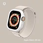 犀牛盾 Apple Watch Ultra/Ultra 2 共用 49mm CrashGuard NX 防摔邊框保護殼 - 經典白