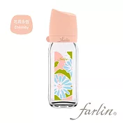 【farlin】城市心旅行寬口玻璃奶瓶240ml_花現永恆