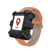 Osmile ED1000 強固型 工安關懷 GPS SOS 求救定位手錶(獨立作業員工) 黑橘