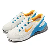 Nike 休閒鞋 Air Max 270 Go GS 大童鞋 女鞋 白 橘 藍 後踩式鞋跟 氣墊 DV1968-100