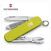 【VICTORINOX 瑞士維氏】瑞士刀 58mm/5用/鋁合金/限量版電光黃 0.6221.L23