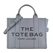 MARC JACOBS The Leather TOTE 皮革兩用托特包-小 灰藍