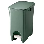 日本RISU｜(SABIRO系列) 腳踏式垃圾桶 20L 綠色