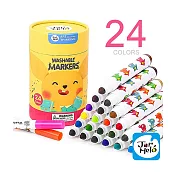 【JarMelo 原創美玩】兒童可水洗彩色筆(24色) JA90497
