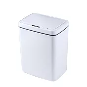 【H&R安室家】2入 智能感應垃圾桶(智能垃圾桶 感應垃圾桶 電動垃圾桶 紅外線 按壓式垃圾桶) 白色x2
