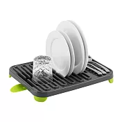 《Luigi Ferrero》餐具碗盤瀝水架(灰綠) | 餐具杯盤墊 隔水墊 流理臺墊