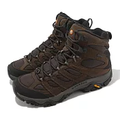 Merrell 越野鞋 Moab 3 APEX Mid WP 男鞋 棕 登山鞋 防水 黃金大底 ML037051