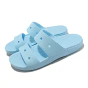 Crocs 涼拖鞋 Classic Sandal 男鞋 女鞋 北極藍 藍 雙帶 卡駱馳 輕量 206761411