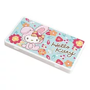 【Sanrio 三麗鷗】隨身口罩收納盒 兔年款 收納盒 零錢收納 飾品收納 (18.4*10.4*1.5cm) KT兔年藍