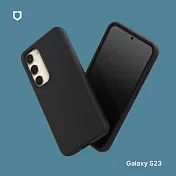 犀牛盾 Samsung Galaxy S23 (6.1吋) SolidSuit 經典防摔背蓋手機保護殼- 黑色