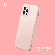 犀牛盾 iPhone 12 / 12 Pro (6.1吋) SolidSuit (MagSafe 兼容) 防摔背蓋手機保護殼- 櫻花粉