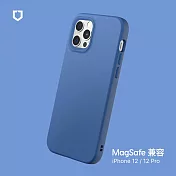 犀牛盾 iPhone 12 / 12 Pro (6.1吋) SolidSuit (MagSafe 兼容) 防摔背蓋手機保護殼- 鈷藍