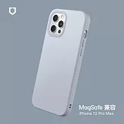 犀牛盾 iPhone 12 Pro Max (6.7吋) SolidSuit (MagSafe 兼容) 防摔背蓋手機保護殼- 循環灰