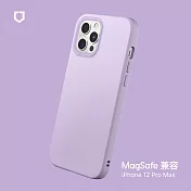 犀牛盾 iPhone 12 Pro Max (6.7吋) SolidSuit (MagSafe 兼容) 防摔背蓋手機保護殼- 紫羅蘭色