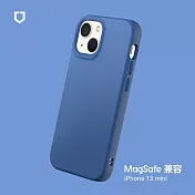 犀牛盾 iPhone 13 mini (5.4吋) SolidSuit (MagSafe 兼容) 防摔背蓋手機保護殼- 鈷藍