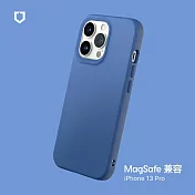 犀牛盾 iPhone 13 Pro (6.1吋) SolidSuit (MagSafe 兼容) 防摔背蓋手機保護殼- 鈷藍