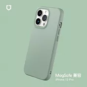 犀牛盾 iPhone 13 Pro (6.1吋) SolidSuit (MagSafe 兼容) 防摔背蓋手機保護殼- 鼠尾草綠