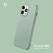 犀牛盾 iPhone 13 Pro Max (6.7吋) SolidSuit (MagSafe 兼容) 防摔背蓋手機保護殼- 鼠尾草綠