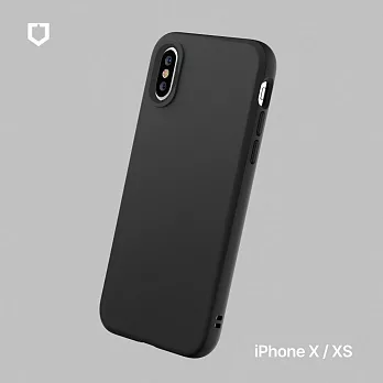 犀牛盾 iPhone X / XS (5.8吋) SolidSuit 經典防摔背蓋手機保護殼- 經典黑