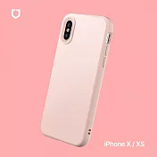 犀牛盾 iPhone X / XS (5.8吋) SolidSuit 經典防摔背蓋手機保護殼- 櫻花粉