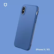 犀牛盾 iPhone X / XS (5.8吋) SolidSuit 經典防摔背蓋手機保護殼- 鈷藍