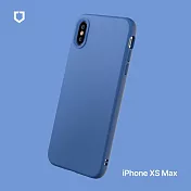 犀牛盾 iPhone XS Max (6.5吋) SolidSuit 經典防摔背蓋手機保護殼- 鈷藍