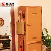 【日本天馬】VAZZO 多功能可層疊置物收納櫃(附收納洞洞板)-DIY-多色可選- 磚紅