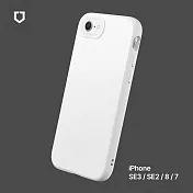 犀牛盾 iPhone 7 / 8 / SE 2 / SE 3 (4.7吋) SolidSuit 經典防摔背蓋手機保護殼- 經典白