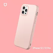 犀牛盾 iPhone 12 / 12 Pro (6.1吋) SolidSuit 經典防摔背蓋手機保護殼- 櫻花粉