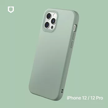 犀牛盾 iPhone 12 / 12 Pro (6.1吋) SolidSuit 經典防摔背蓋手機保護殼- 鼠尾草綠
