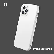 犀牛盾 iPhone 12 Pro Max (6.7吋) SolidSuit 經典防摔背蓋手機保護殼- 經典白