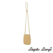 Legato Largo 小法式鬱金香手機收納斜背小包- 黃色