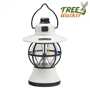 TREEWALKER 復古手提露營燈(三種燈光模式)- 黑色、白色 白