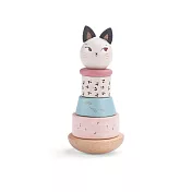 【安垛小姐】法國 Moulin Roty 雨後系列木製貓咪疊疊樂