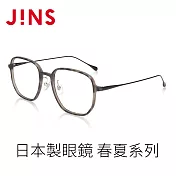 JINS 日本製眼鏡 春夏系列(LRF-23S-030) 木紋灰棕