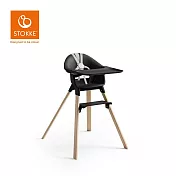 Stokke 挪威  Clikk 高腳椅 - 黑色(天然色椅腿)
