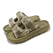 Merrell 拖鞋 HUT Ultra WRAP 男鞋 沙色 綠 可調整 快乾材質 戶外 ML005315