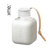 瑞士 SQUIREME Cute Cube 隨身玻璃水瓶 Y2|370mL 奶霜白