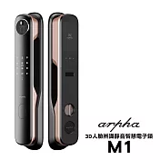 Arpha M1 3D人臉辨識靜音智慧電子鎖(附基本安裝)